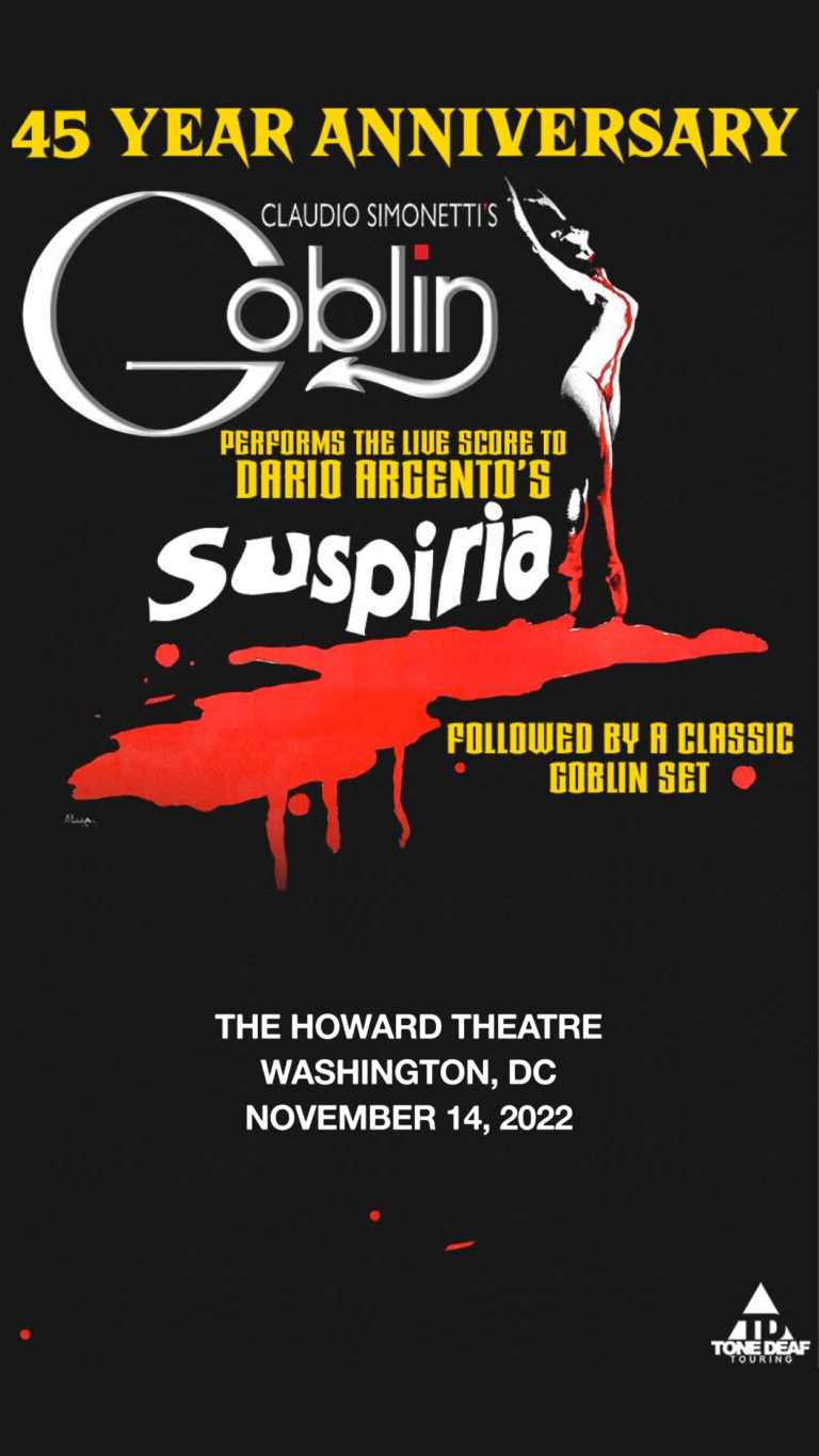 REVIEW: Goblin Performs the Score of “Suspiria” 11/14