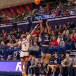 Men’s basketball loses final regular season game to Duquesne on last-second foul call