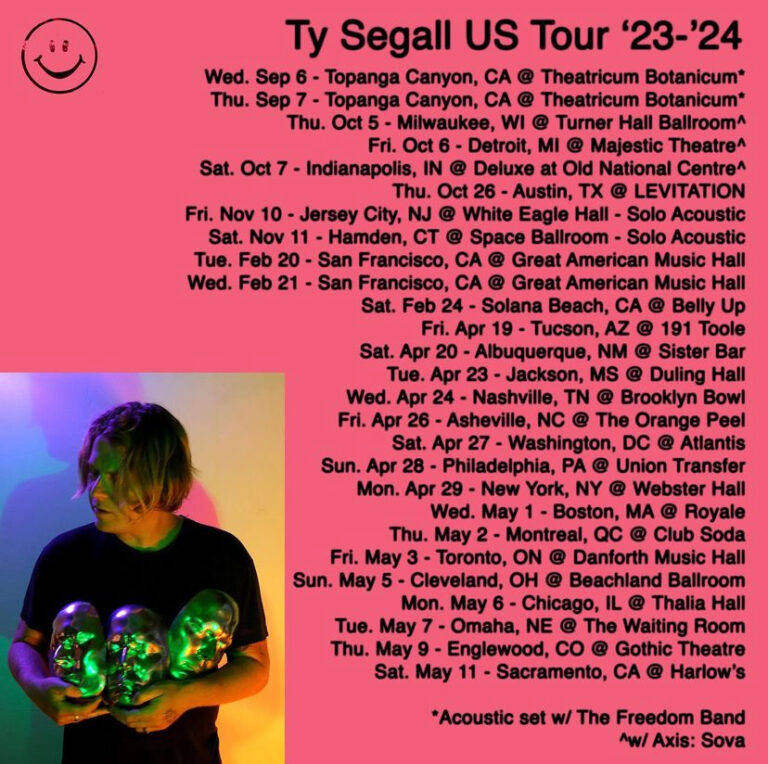 CONCERT PREVIEW: Ty Segall @ Lincoln Theatre, 4/27