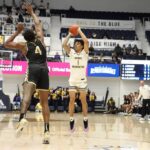 Moss fuels offense, starters stifle on defense in commanding 75-60 win over Army