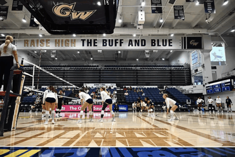 Volleyball tops Georgetown 3-1 in DC showdown