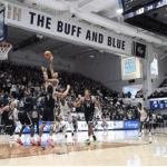 Men’s basketball hosts Georgetown for first matchup in 44 years; Falls short 73-64