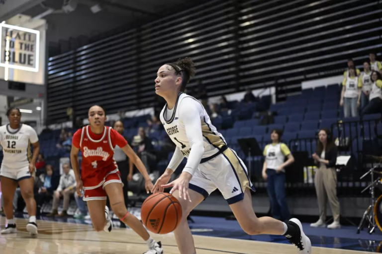 GW Women’s Basketball Outlasts Bradley in WNIT Opener